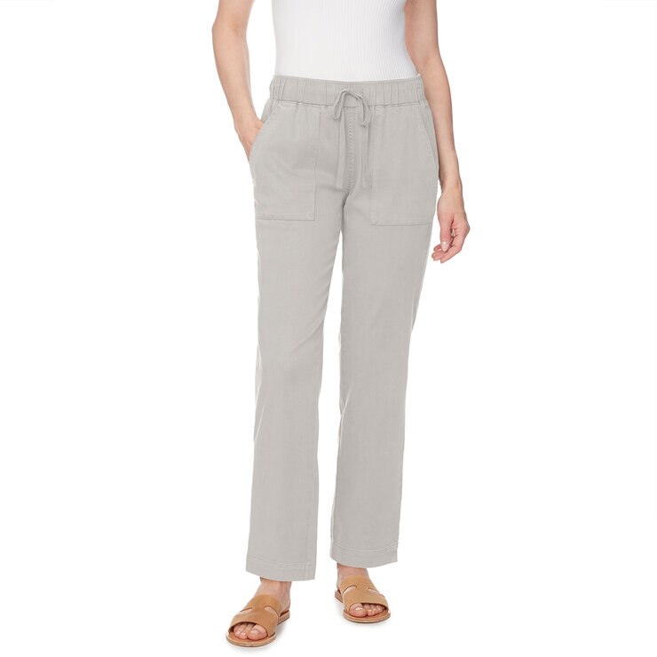 Buffalo David Bitton Pantalón para Dama Gris Mediana