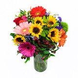 Bouquet mixto de 28 tallos de diferentes colores