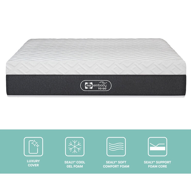 Sealy, Embody To Go, Colchón Queen Size