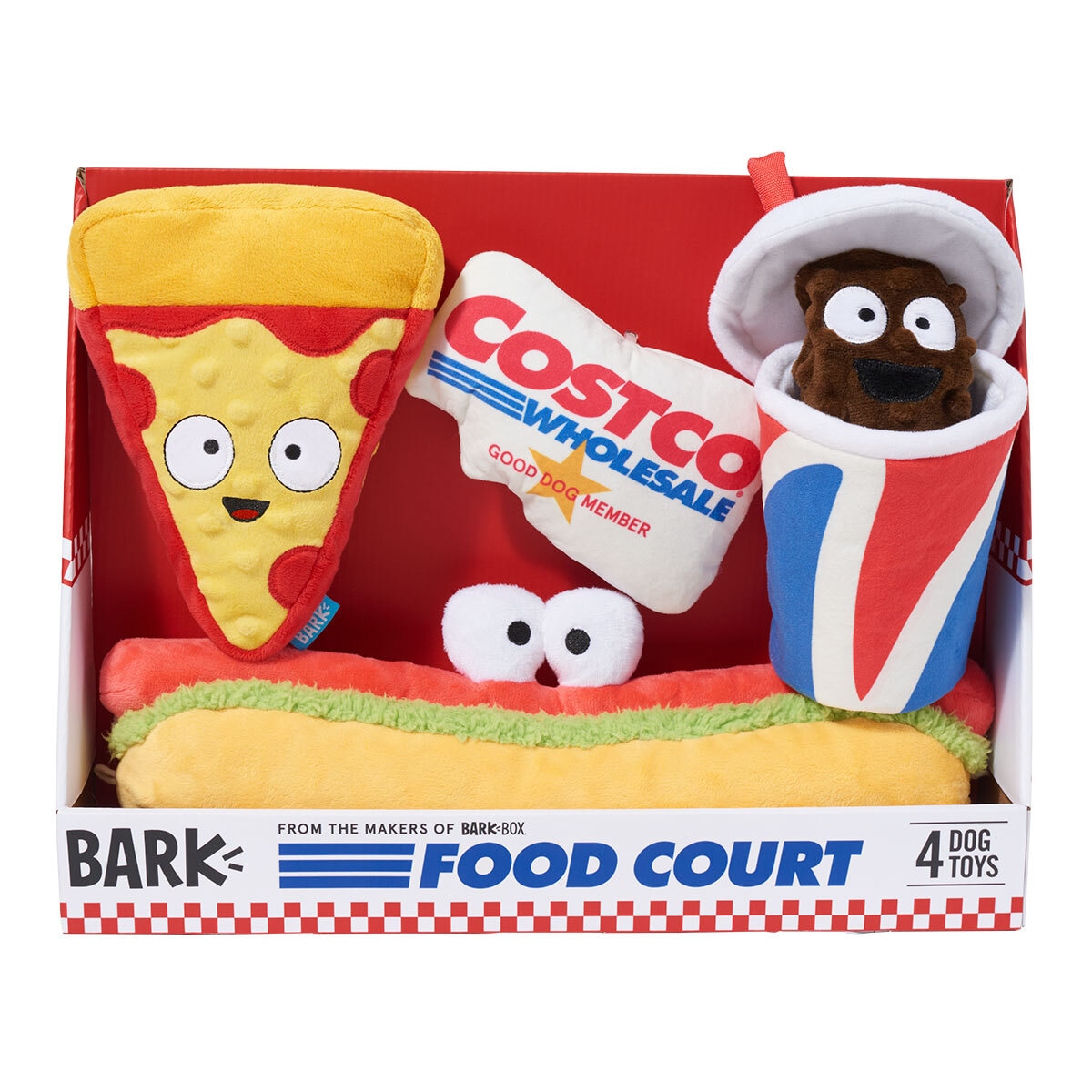 Juguete para Perro, Bark 4 piezas Costco México