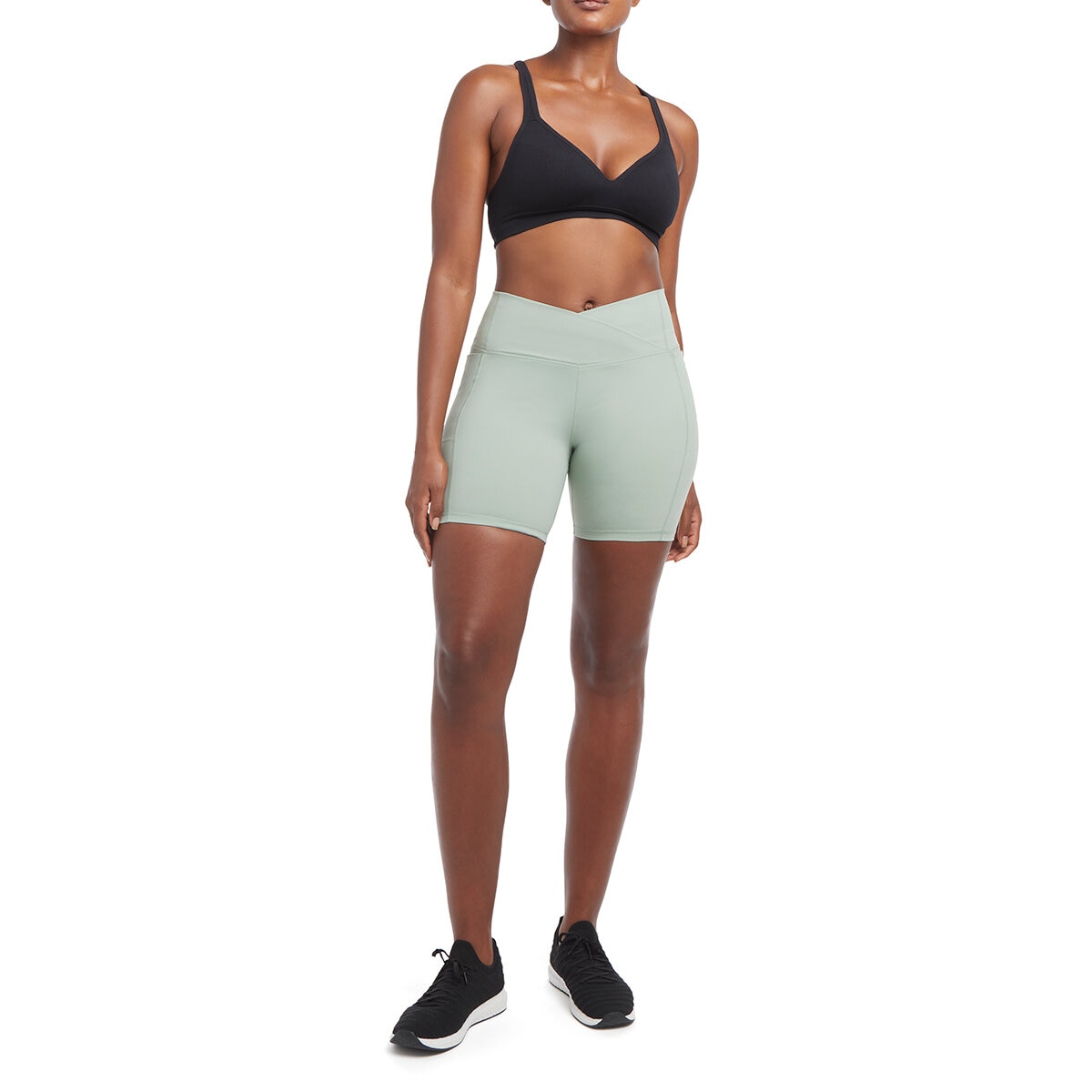 Jockey Set de Shorts Deportivos para Dama verde extra grande
