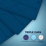 Mist Jewel Tapete para Yoga Azul