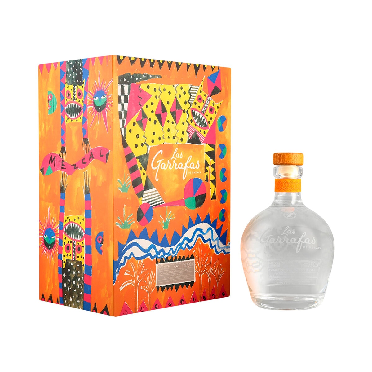 Mezcal Las Garrafas Joven Xaguar 750 ml