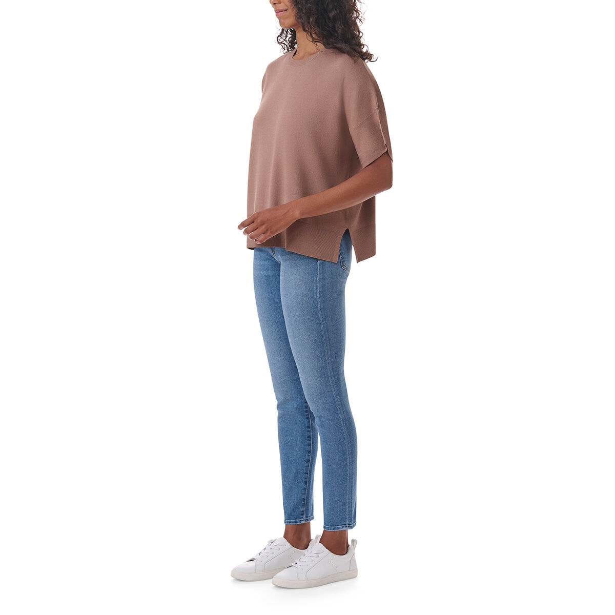 Splendid Blusa para Dama Café Extra Chica