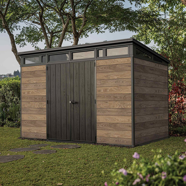 Keter Signature Collection, Pent Cobertizo de 3.4m x 2.1m Keter Signature Collection, Pent Cobertizo de 3.4m x 2.1m