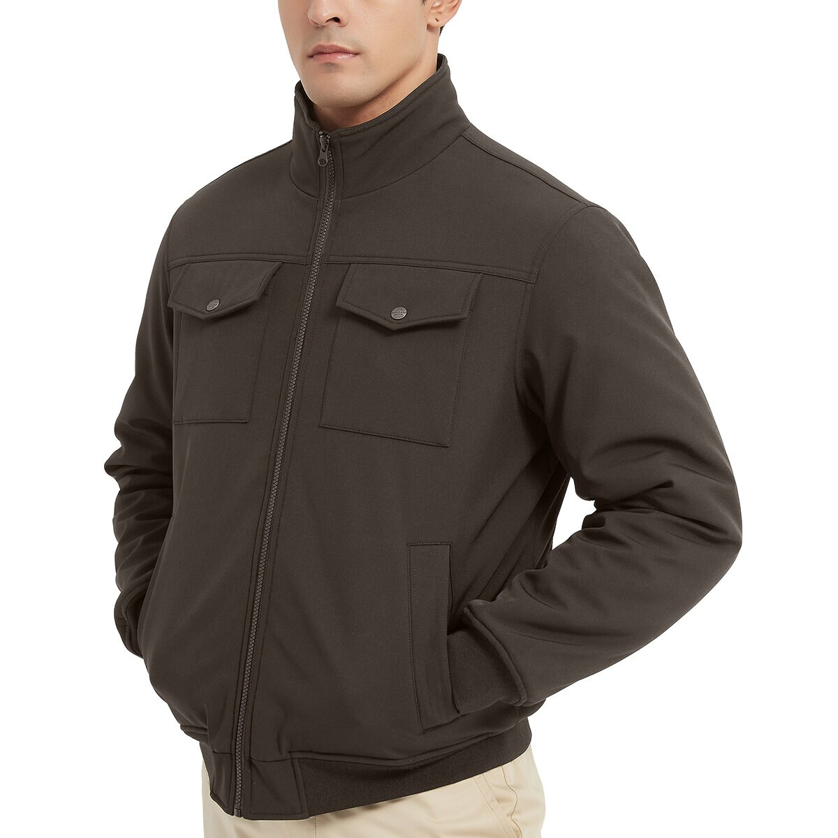 Hawke & Co Chamarra para Caballero Gris Mediana