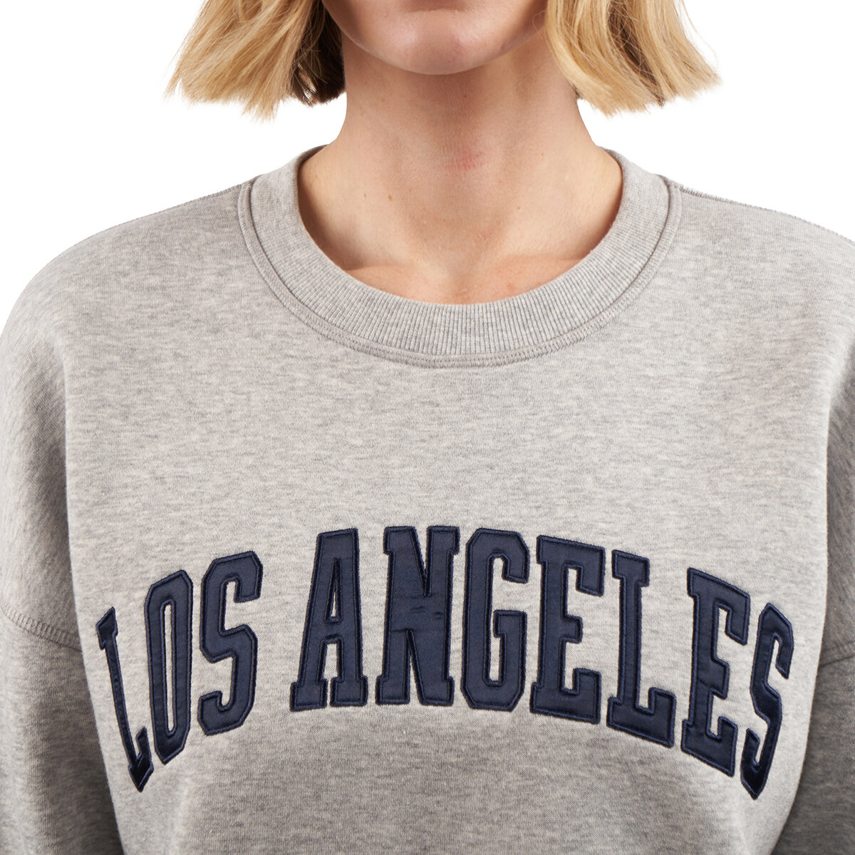 Elle Sport Sudadera para Dama Gris Grande