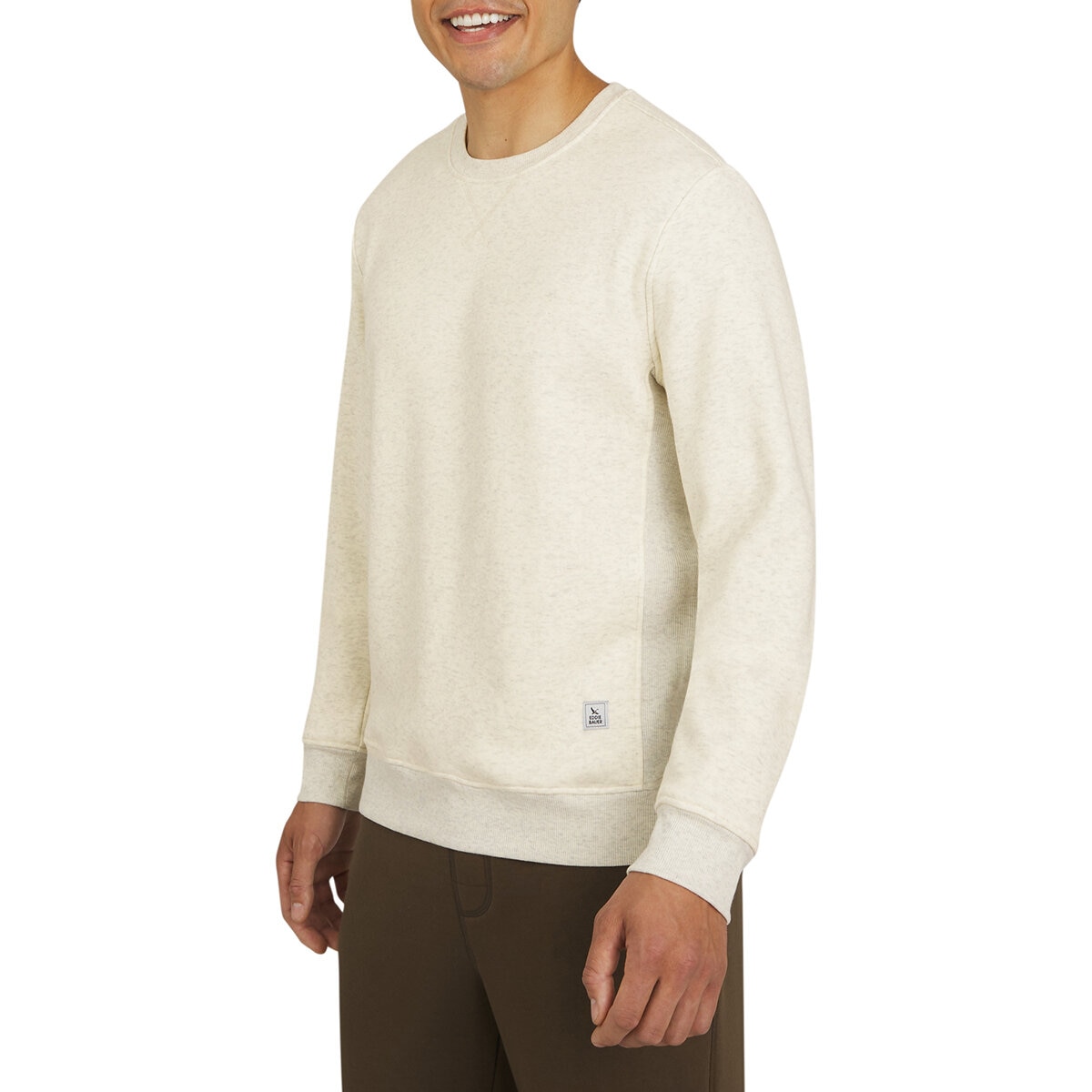 Eddie Bauer Sudadera para Caballero Beige Chica
