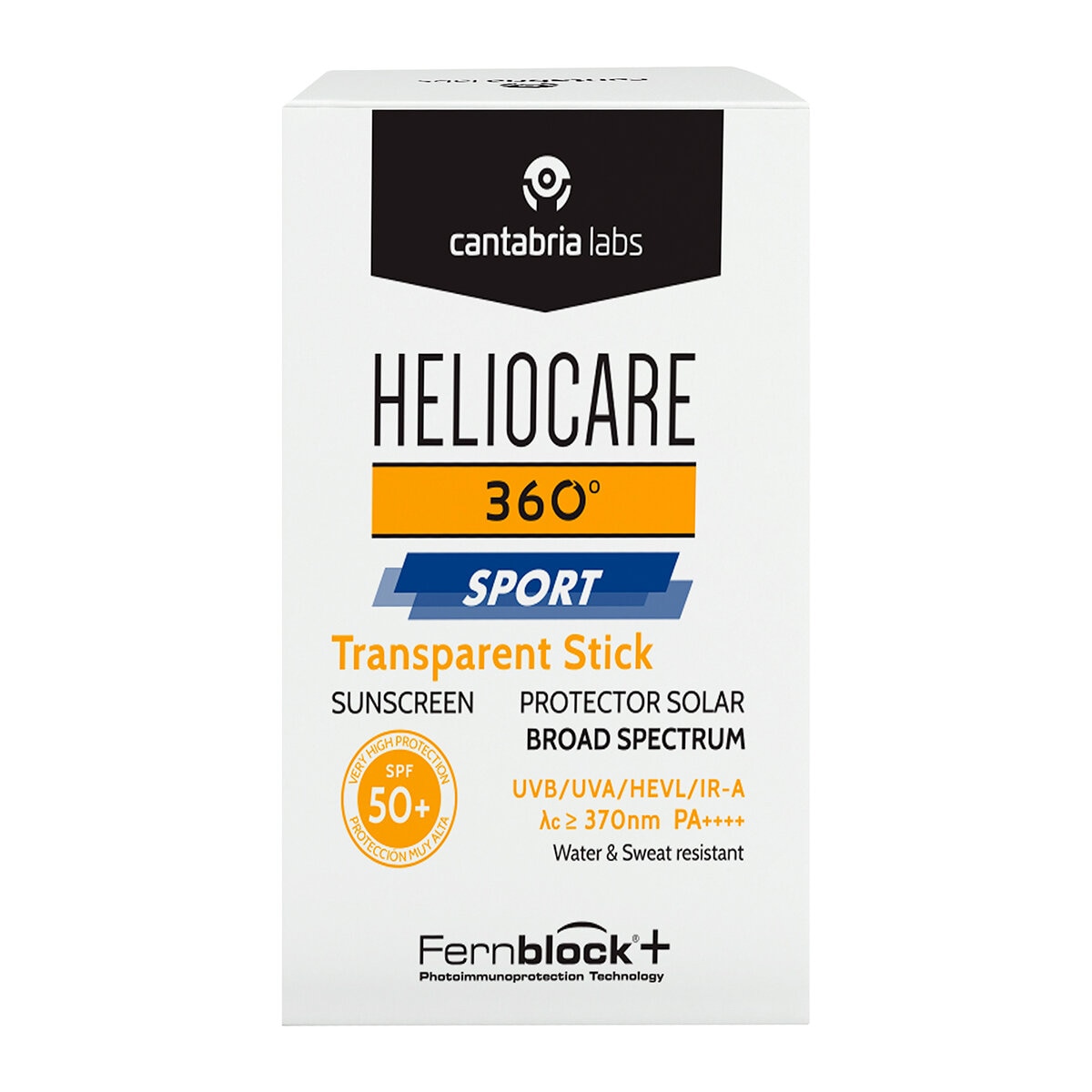 Heliocare 360° Sport Transparent Stick SPF 50+