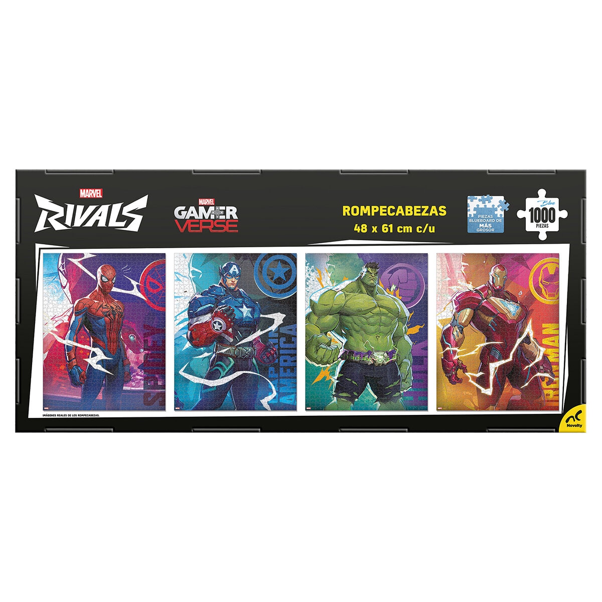 Rompecabezas Coleccionables 4PK - Rivals Marvel