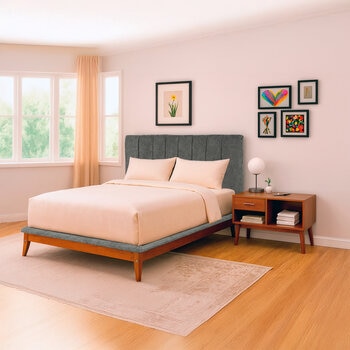 Violanti, Cama Queen Gris