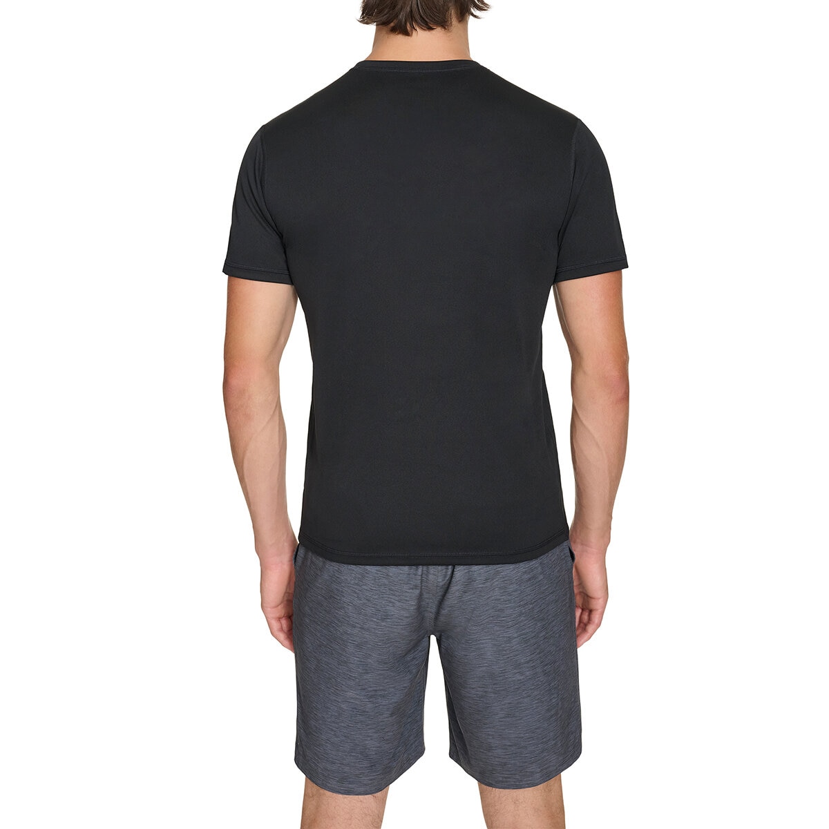DKNY Playera para Caballero Negro Extra Grande
