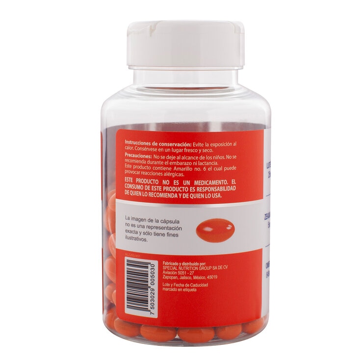 Naturagel Luteína, Zeaxantina 160 Cápsulas