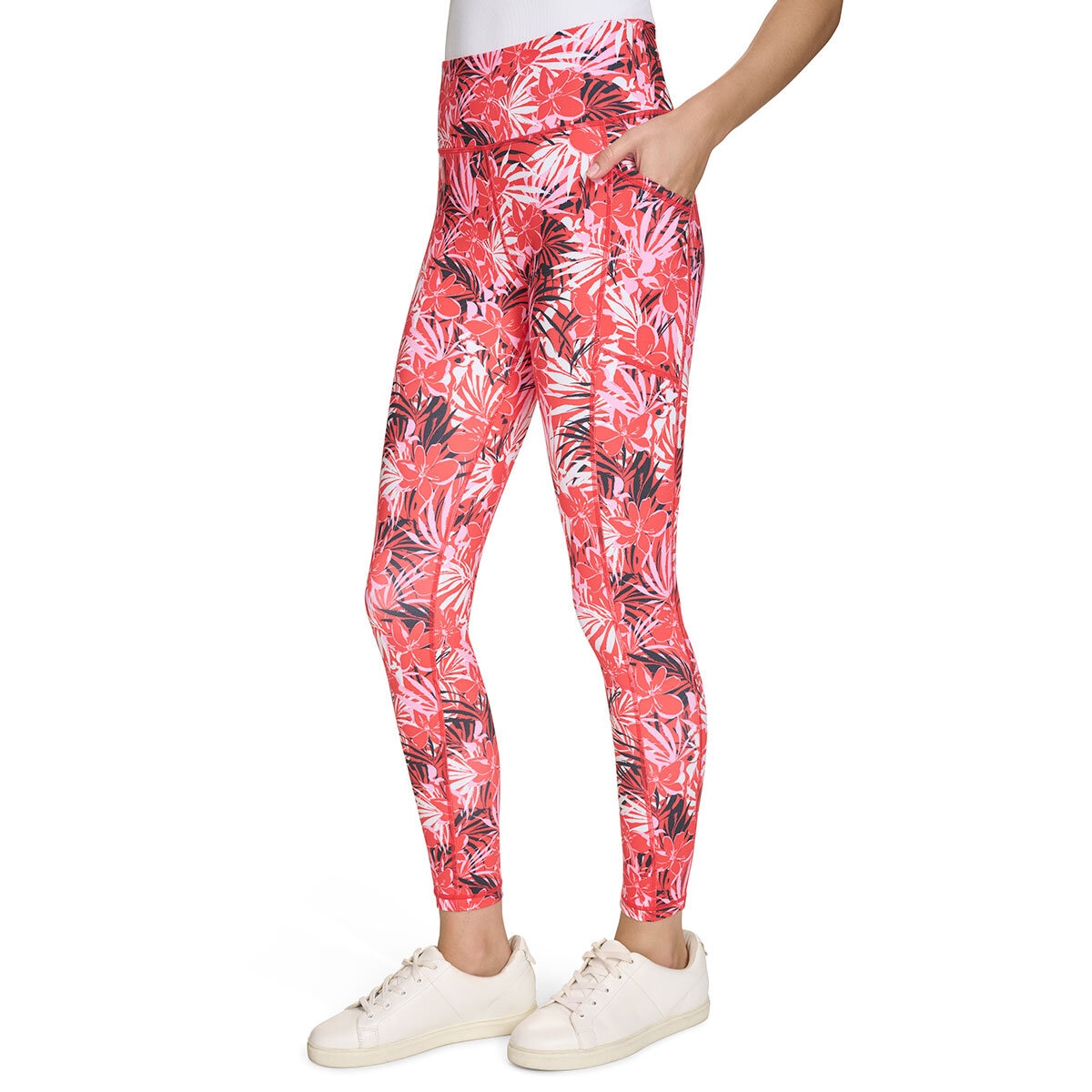 DKNY Sport Leggings para Dama rosa chica