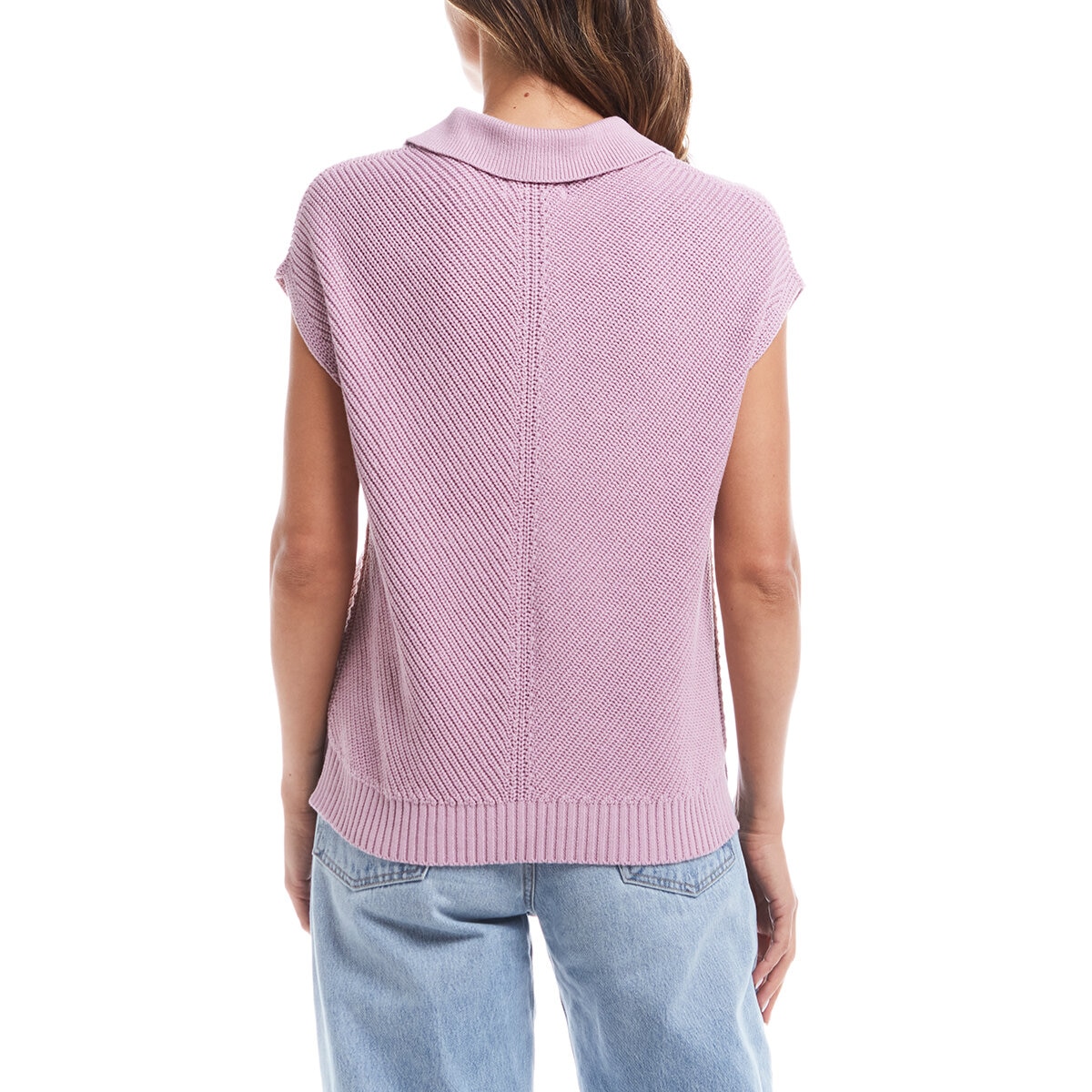 Weatherproof Vintage Suéter para Dama Morado Mediana