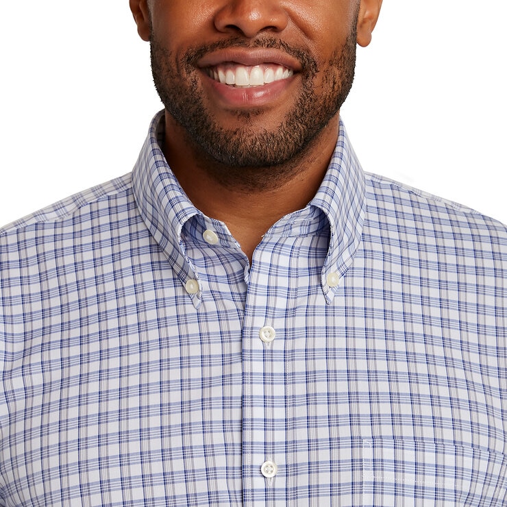 Kirkland Signature Camisa para Caballero Gris Cuello 17.5 Manga 36/37