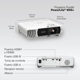Epson Proyector Portátil Powerlite W55