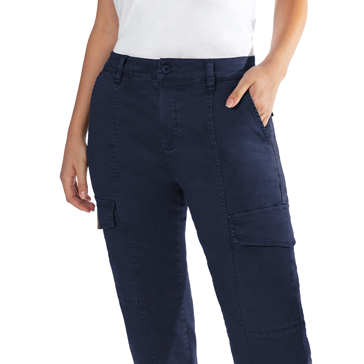 Well Worn Pantalones tipo Cargo para Dama Azul 10