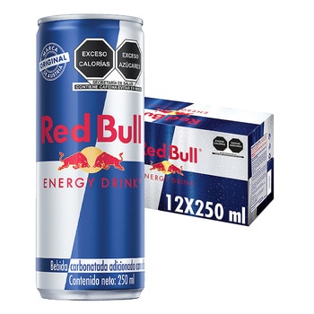 Red Bull Bebida Energética 12 pzas de 250 ml