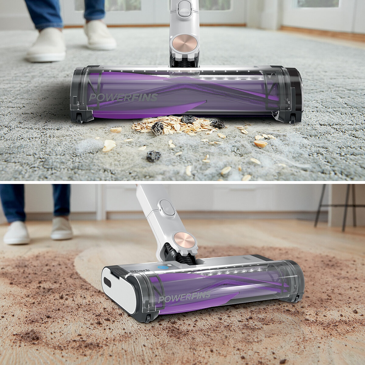 Shark Detect Clean & Empty Aspiradora Inalámbrica con Sistema de Vaciado Automático