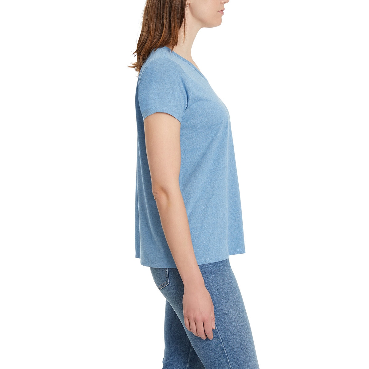 Jessica Simpson Blusa para Dama Azul Extra Chica