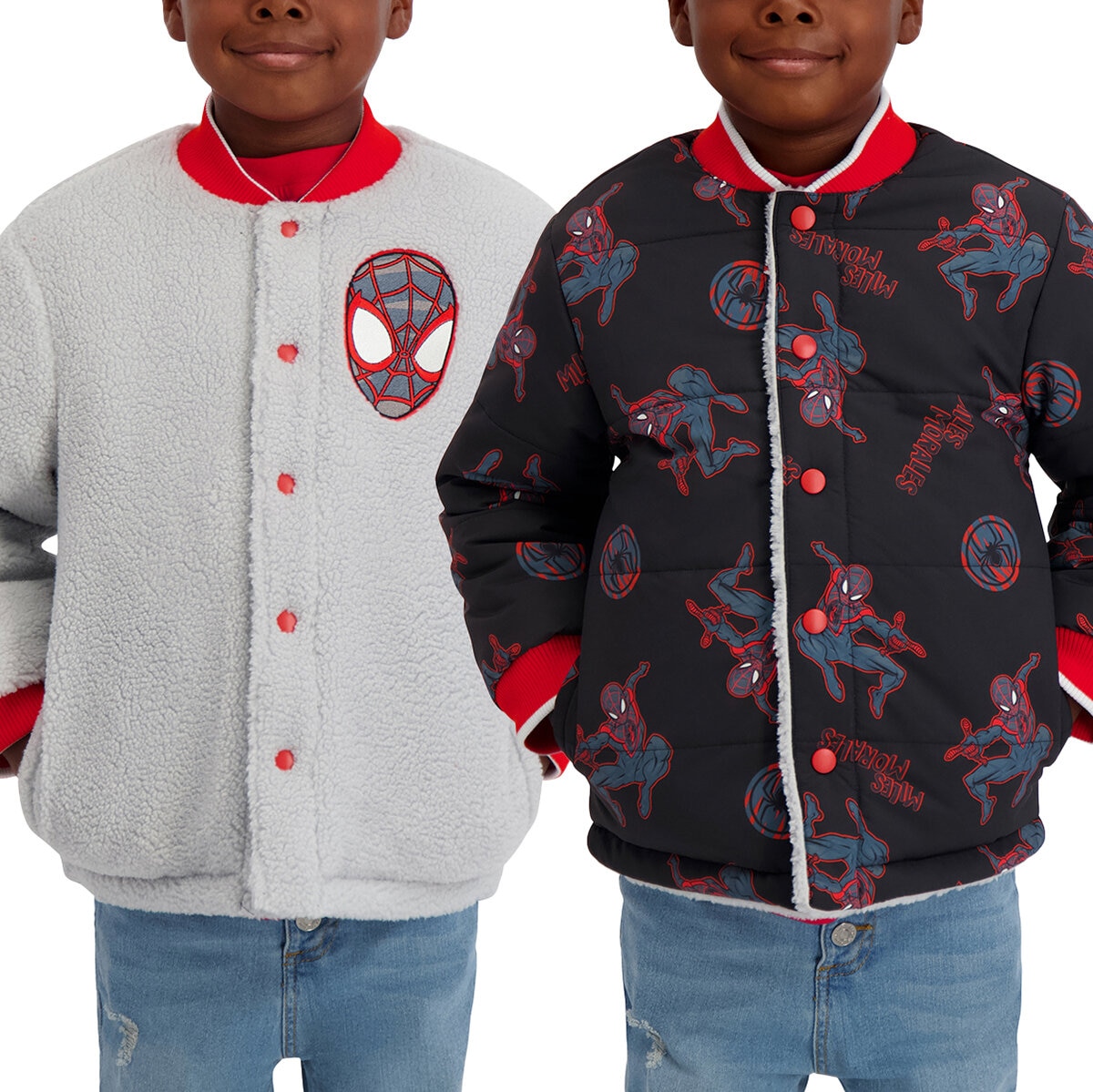 Chamarra Reversible para Niños y Niñas Varias Tallas y Colores