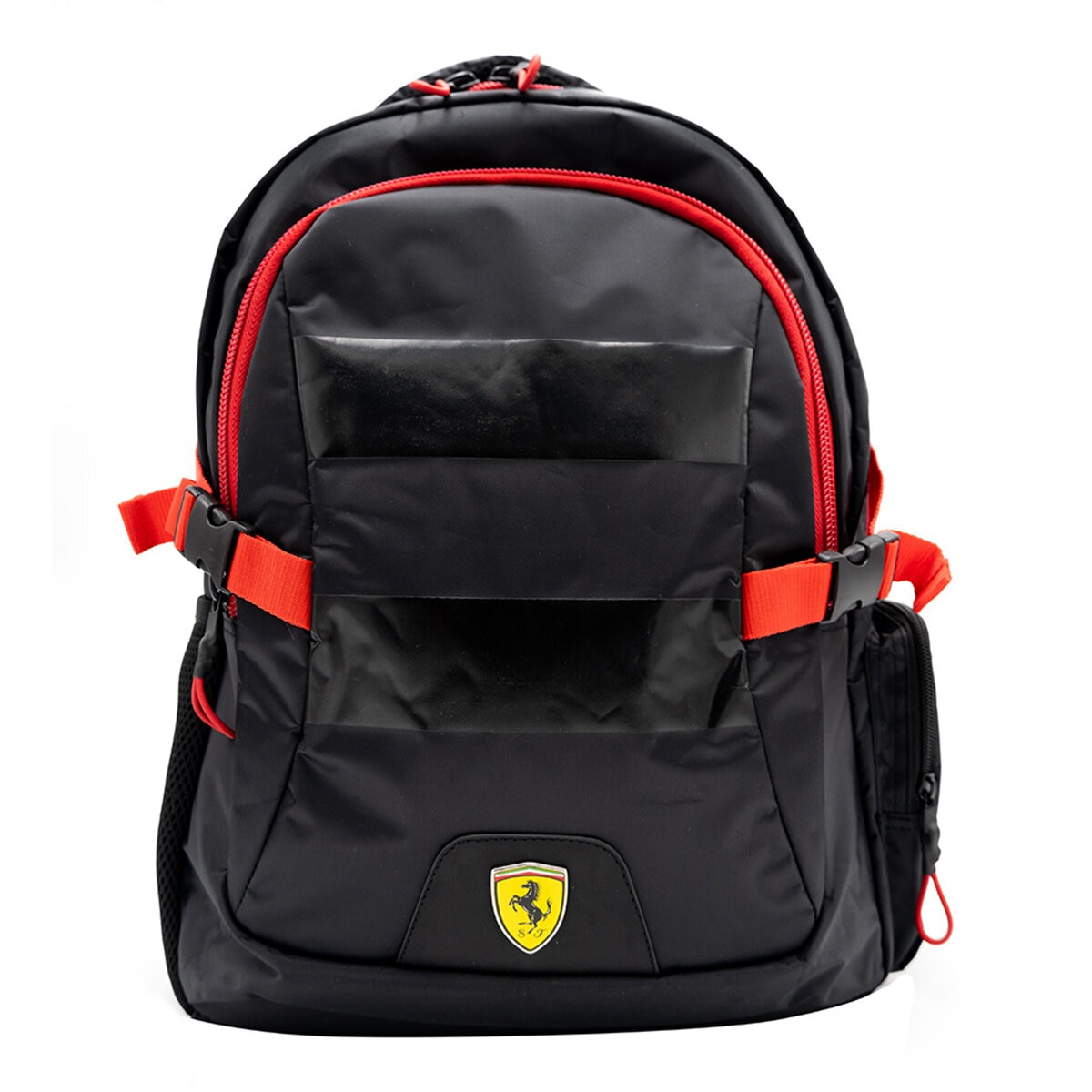 Mochila con Lonchera y Lapicera Ferrari