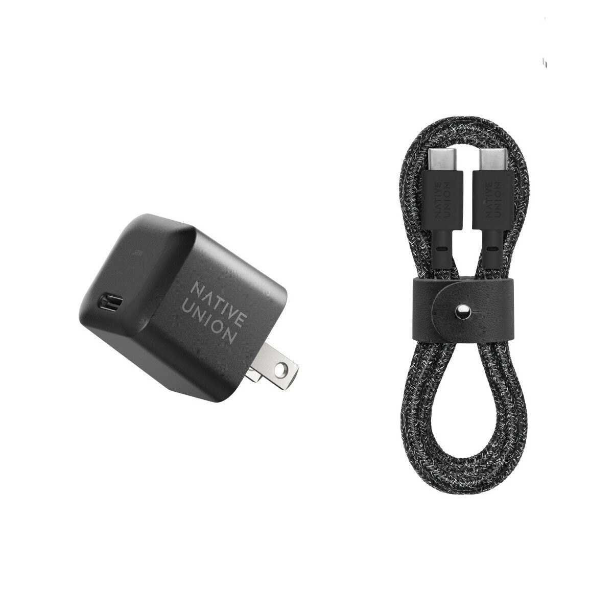 Native Union 2 Cargadores rápidos de 30 W + 2 Cable USB-C