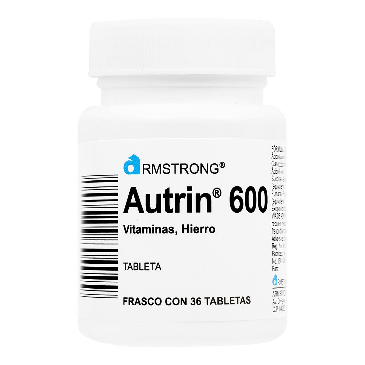 Autrin 600mg  36 Tabletas