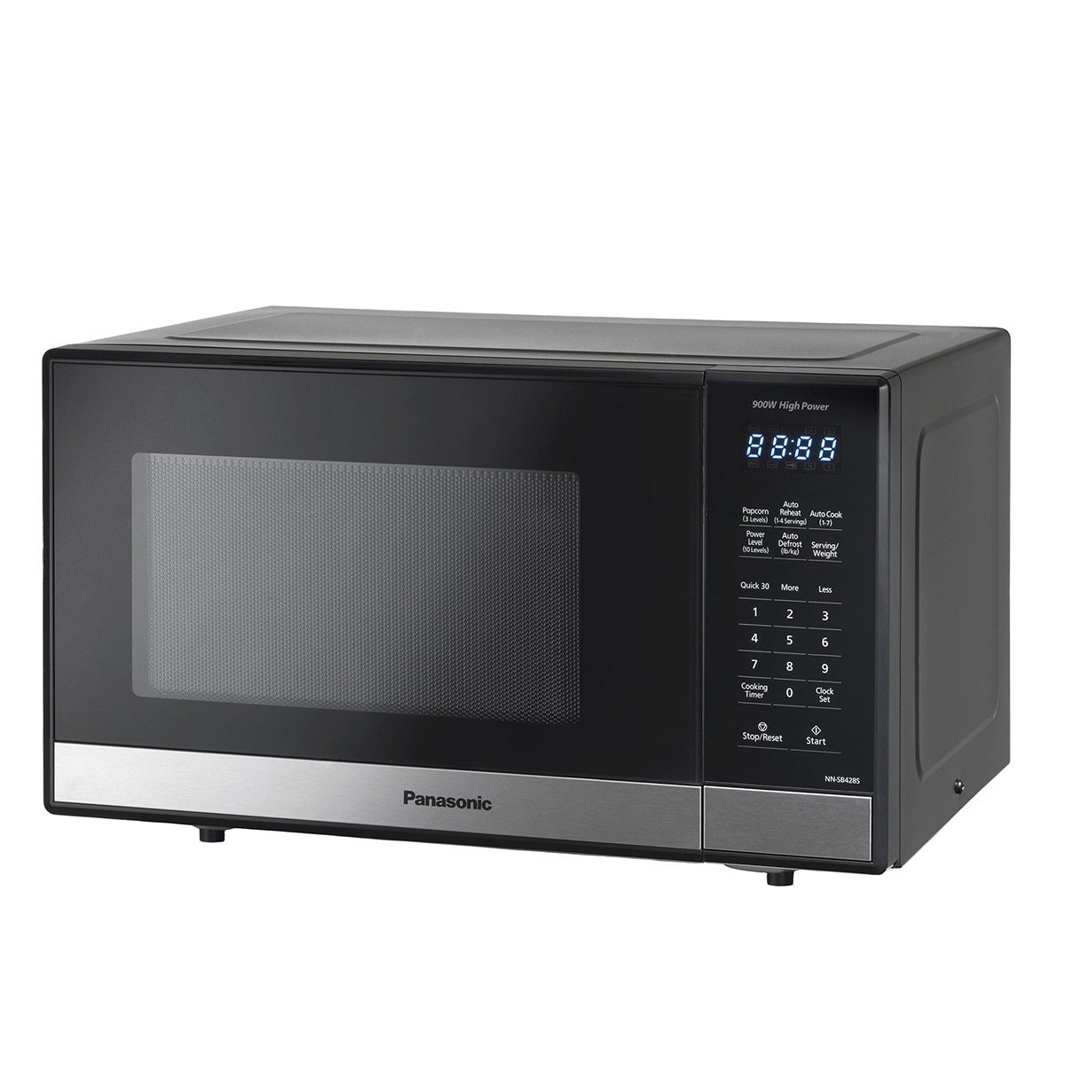 Panasonic microondas .9' silver