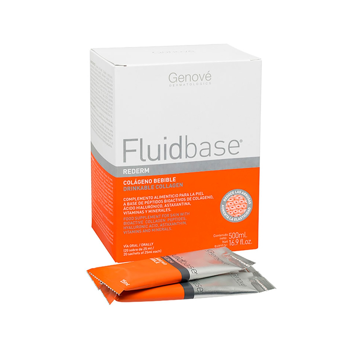 Genové Fluidbase Rederm 20 sobres de 25ml c/u