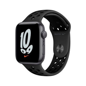 Apple Watch Nike SE (GPS) Caja de Aluminio gris espacial 44 mm con correa Nike Sport antracita negra 