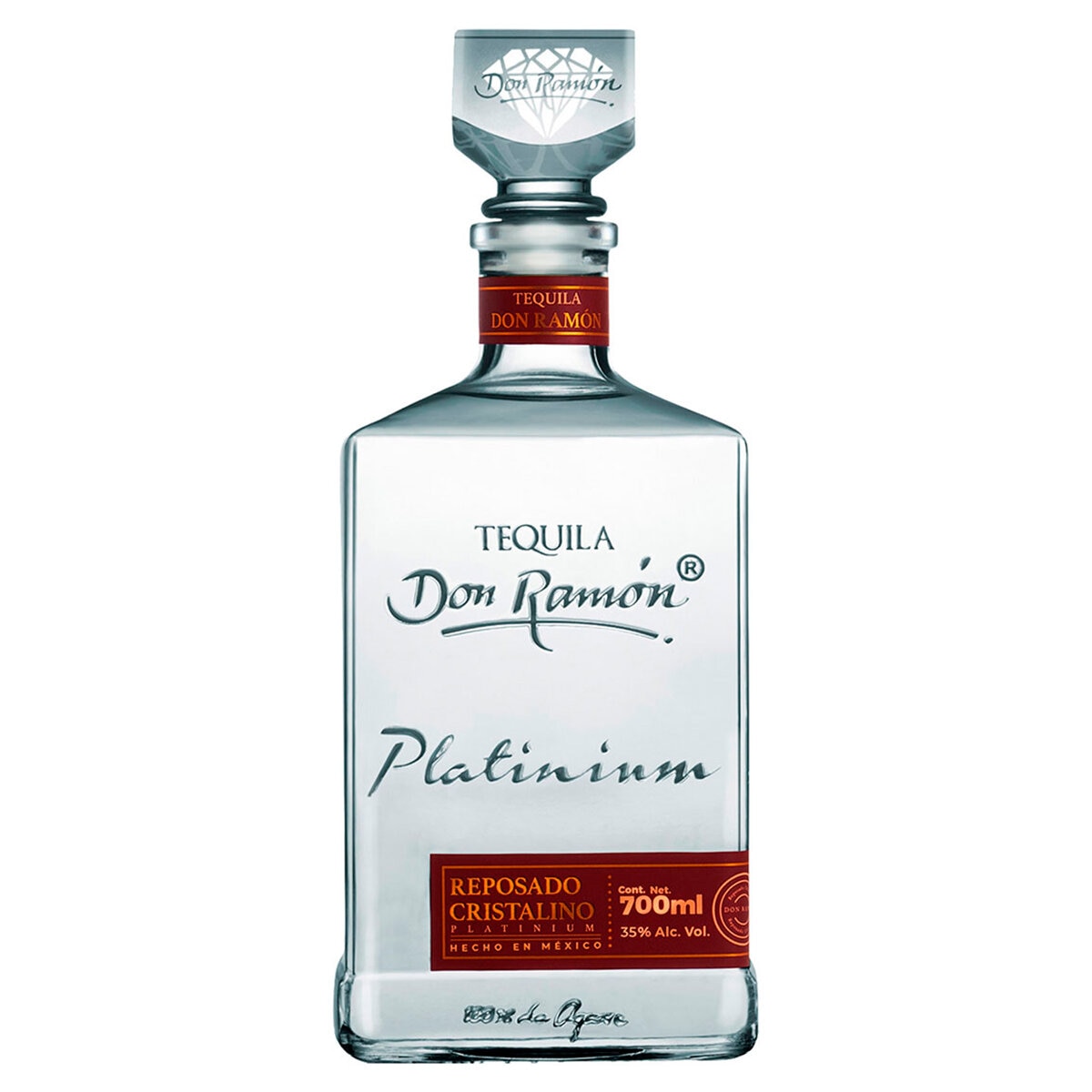 Tequila Don Ramón Reposado Cristalino 2 de 700 ml