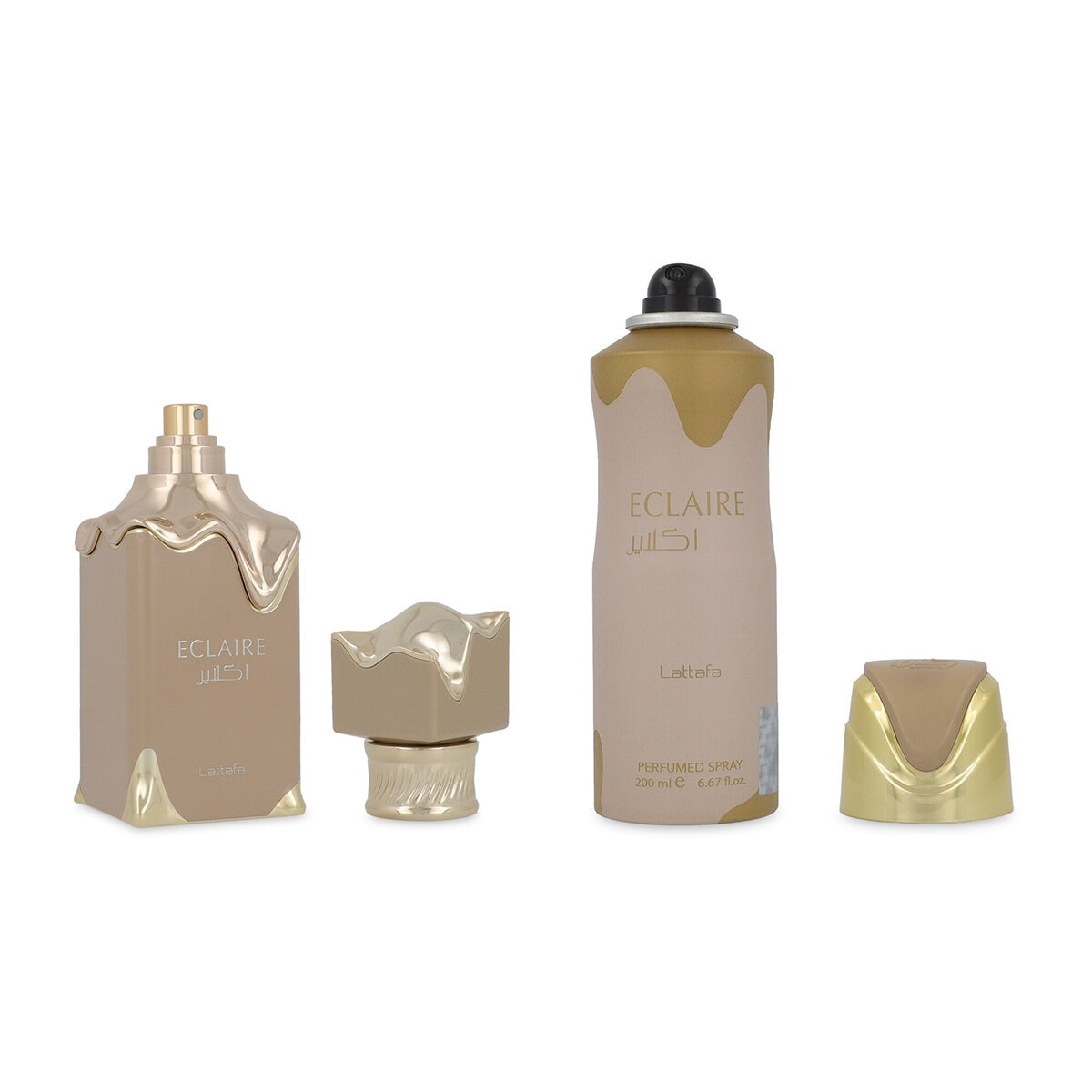 Lattafa Eclaire Set de 2 Pzs 100 ml + Desodorante 200 ml Lattafa Eclaire Set de 2 Pzs 100 ml + Desodorante 200 ml