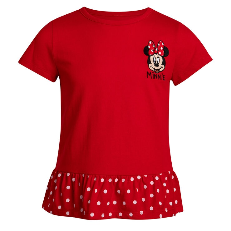 Playera 4 piezas para Niños o Niñas Minnie Mouse 6 Años