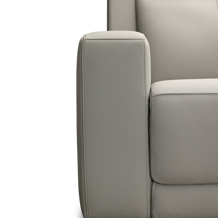 Simon Li Furniture, Sillón Reclinable de Piel con Sistema Eléctrico