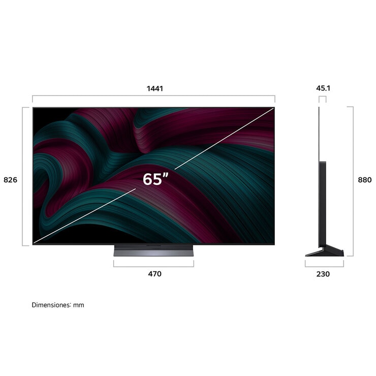 LG Pantalla 65" OLED 4K AI Smart TV