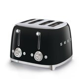 Smeg, tostador para 4 rebanadas, negro