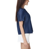 Frye Blusa para Dama Azul oscuro Grande