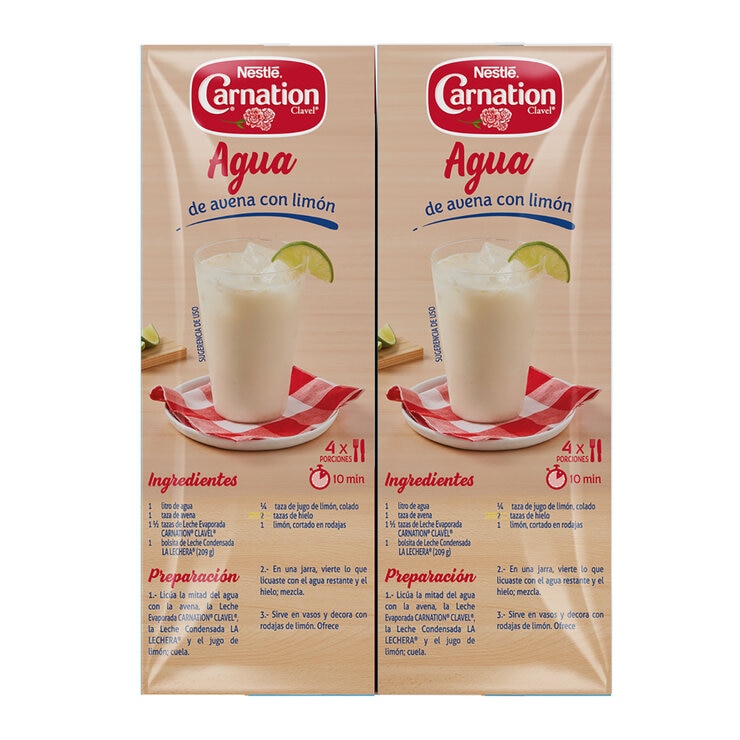 Carnation Clavel Leche Evaporada 4 pzas de 1 kg