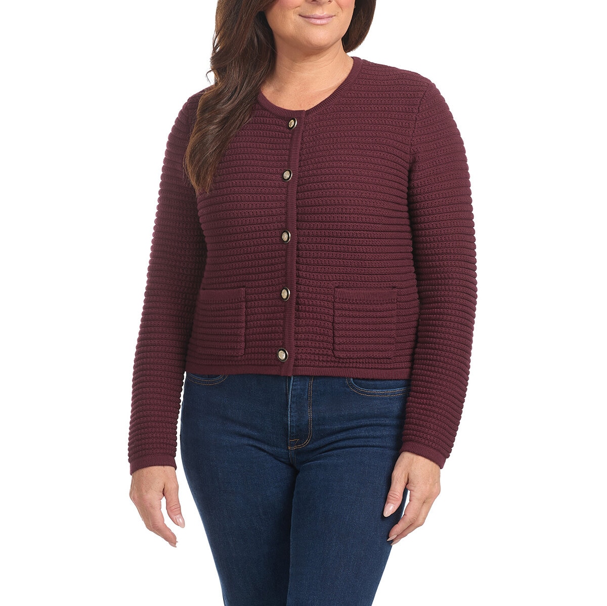 Hilary Radley Suéter para Dama Rojo Mediana