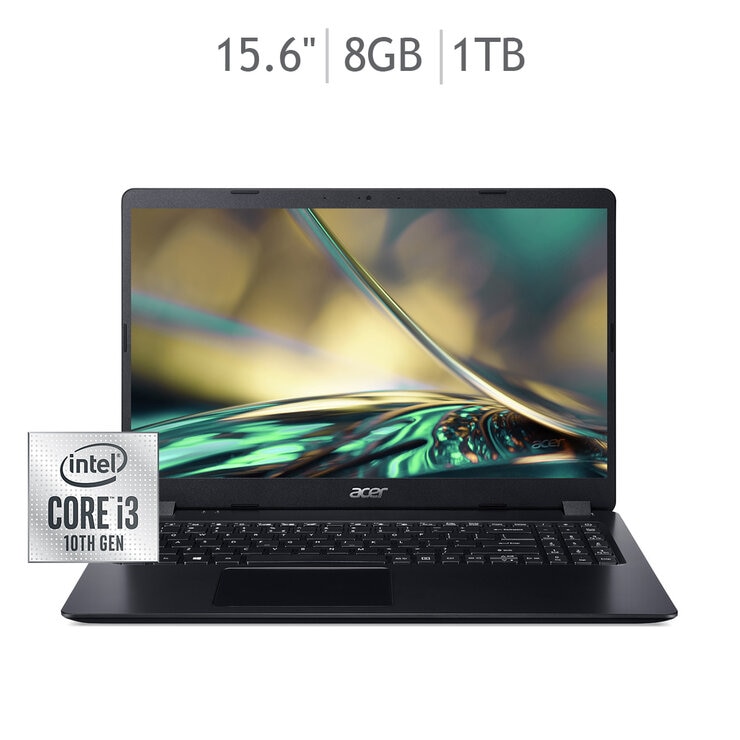 Acer Laptop Aspire 3 Intel Core i3-1005G1