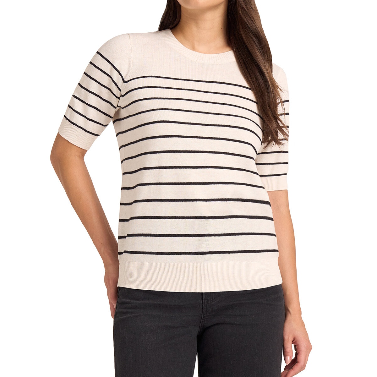 Matty M Blusa para Dama Blanco Extra Grande