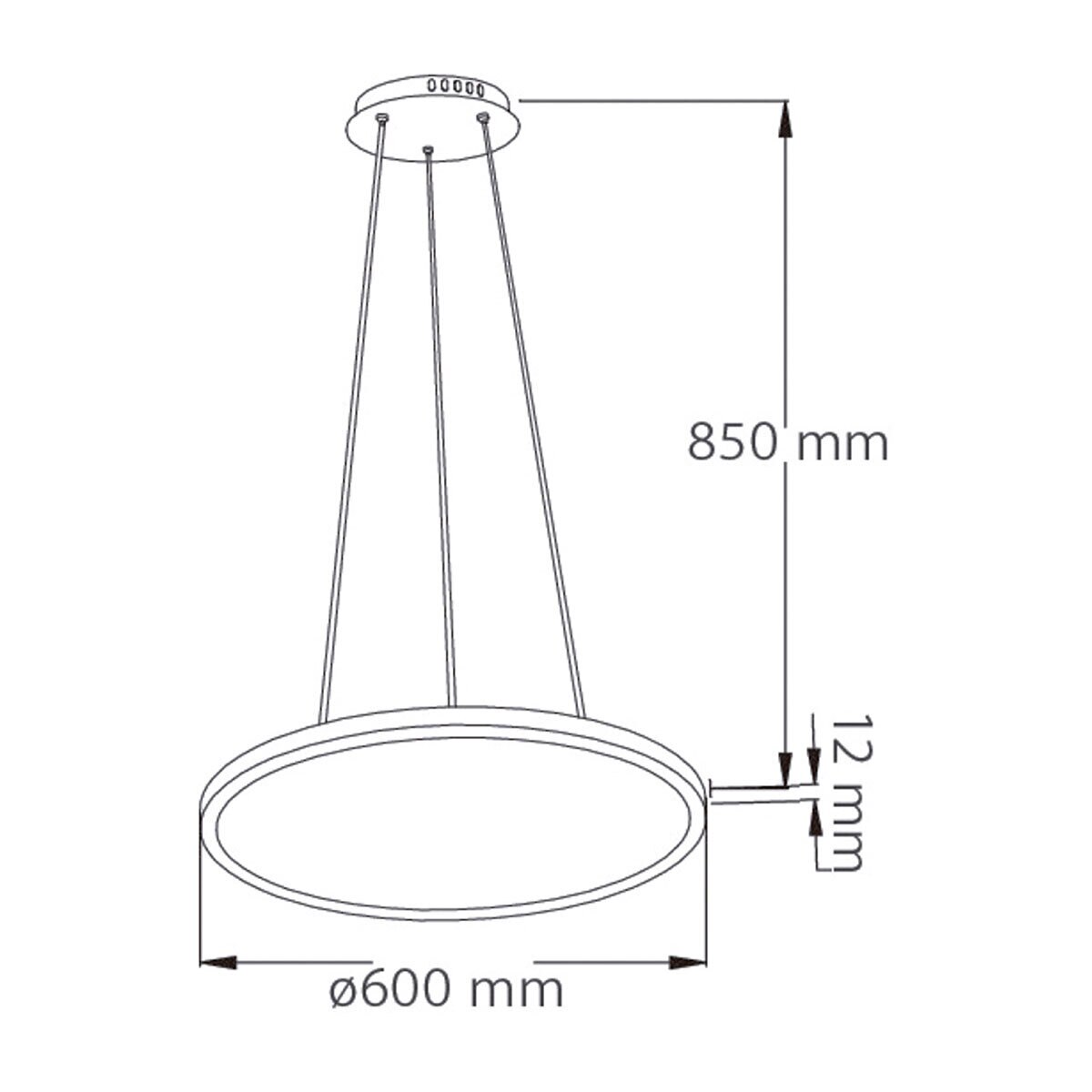 Tecnolite, Luminario LED Colgante para Interiores