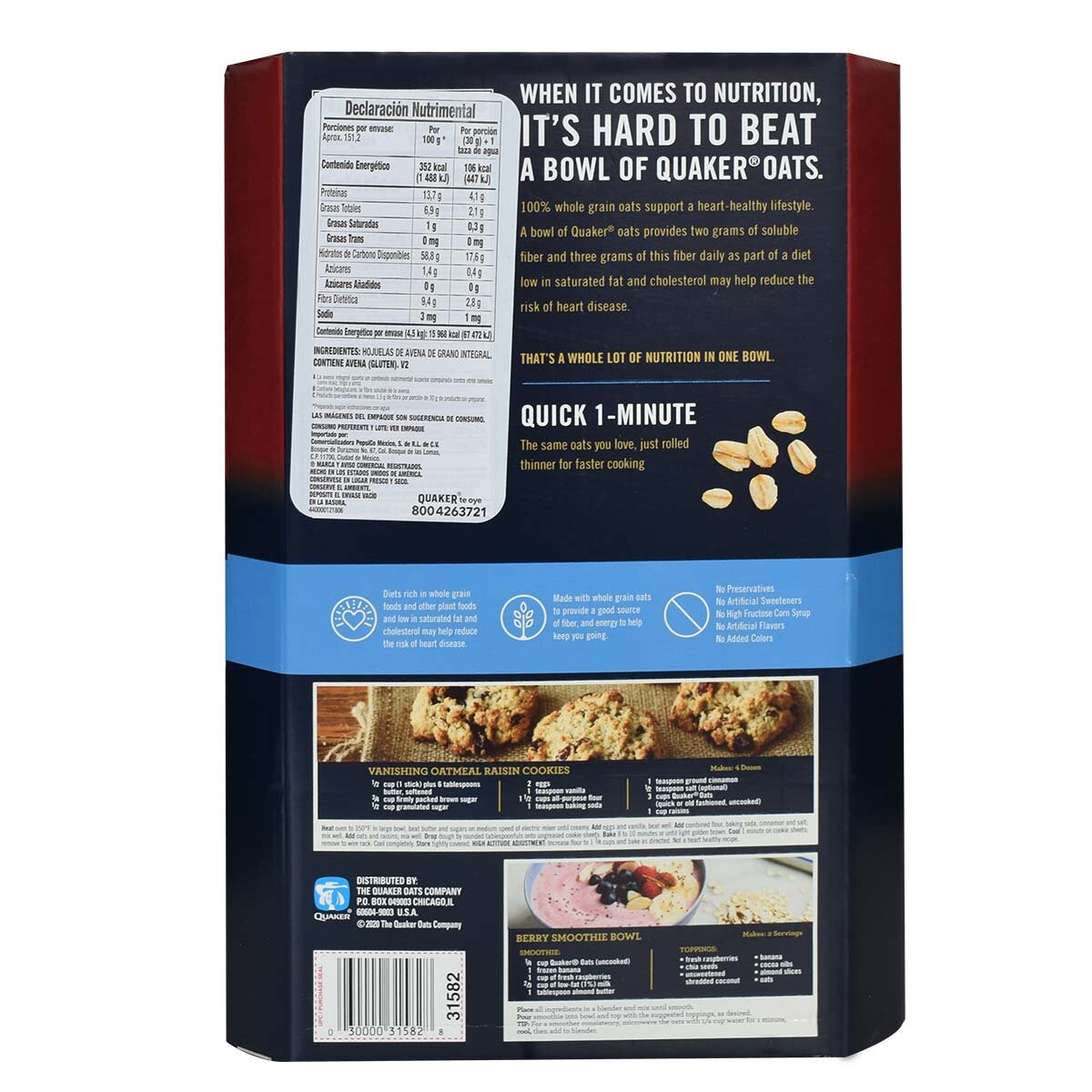 Quaker Avena 4.5 Kg