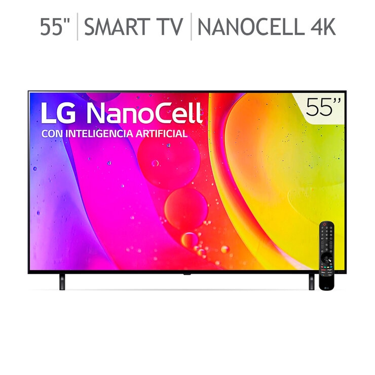 LG Pantalla 55" NanoCell 4K UHD THINKQ AI Smart TV 