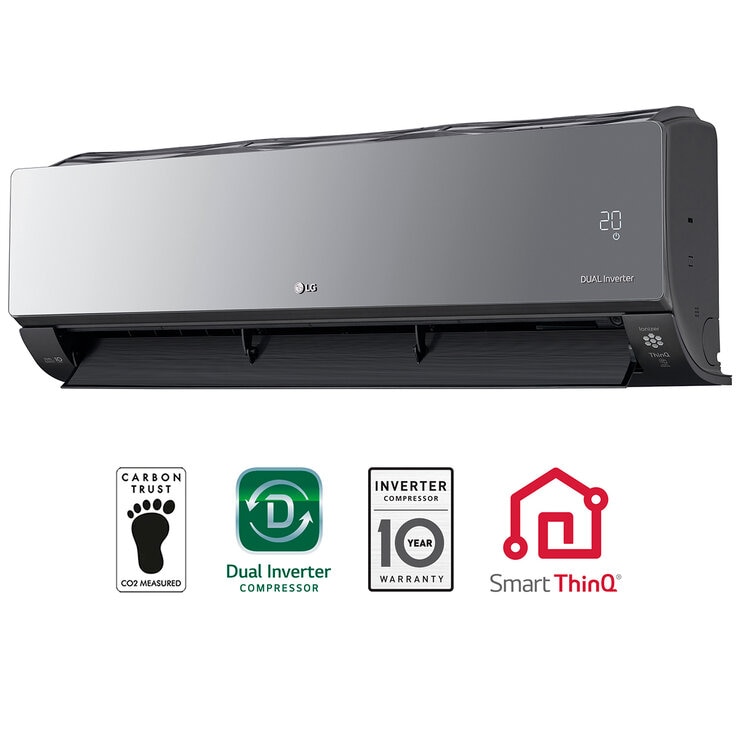 LG Aire Acondicionado ArtCool Inverter, VR242HW, Enfriamiento y Calefacción, 220V, 2 Toneladas, 22,000 BTU/h, WiFi LG Aire Acondicionado ArtCool Inverter, VR242HW, Enfriamiento y Calefacción, 220V, 2 Toneladas, 22,000 BTU/h, WiFi