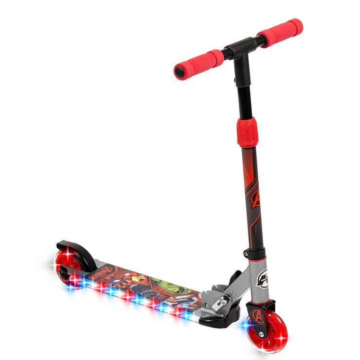 Bicicleta y Scooter Infantil R16 Huffy Spider-Man/Avengers Combo Bicicleta y Scooter Infantil R16 Huffy Spider-Man/Avengers Combo