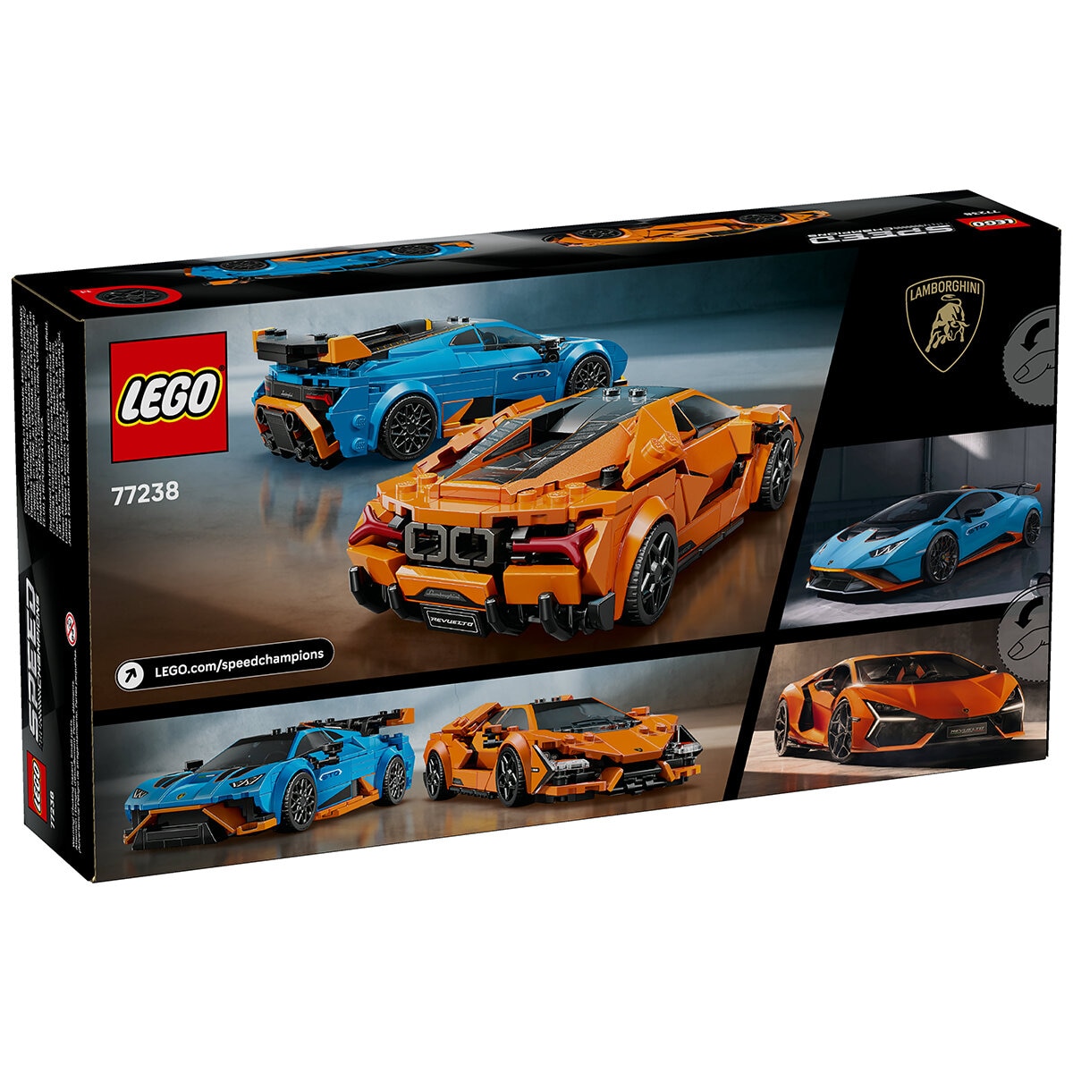 LEGO Speed Champions Lamborghini Revuelto y Huracán STO