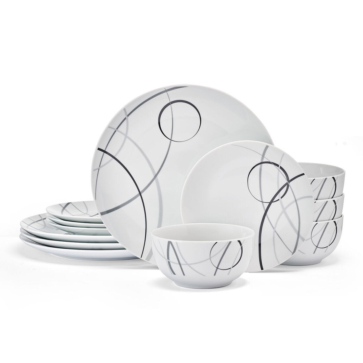 Studio Nova, Vajilla de Porcelana de 12 piezas Studio Nova, Vajilla de Porcelana de 12 piezas